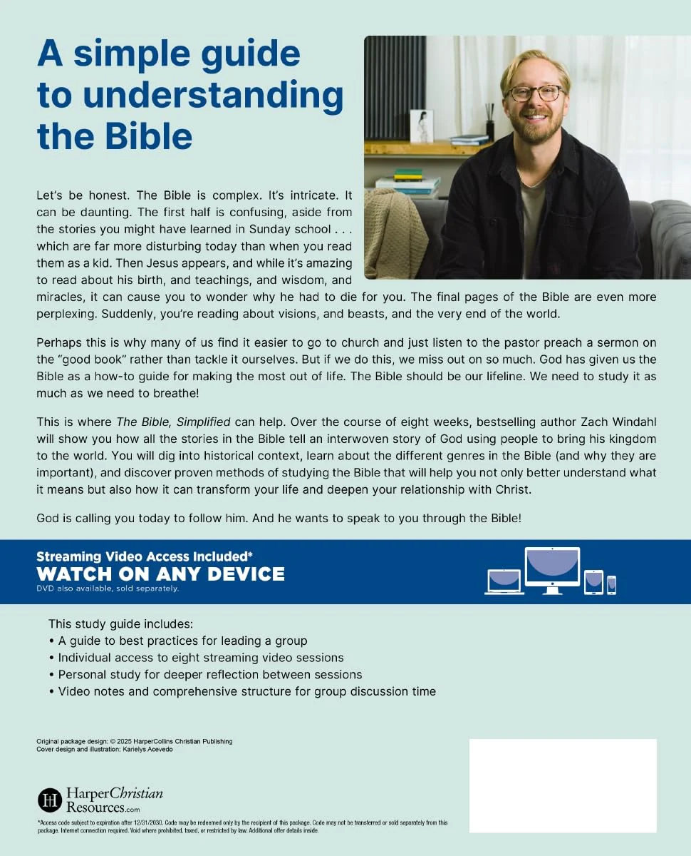 The Bible, Simplified Study Guide plus Streaming Video: Learn the story. Live the story. - Image 3