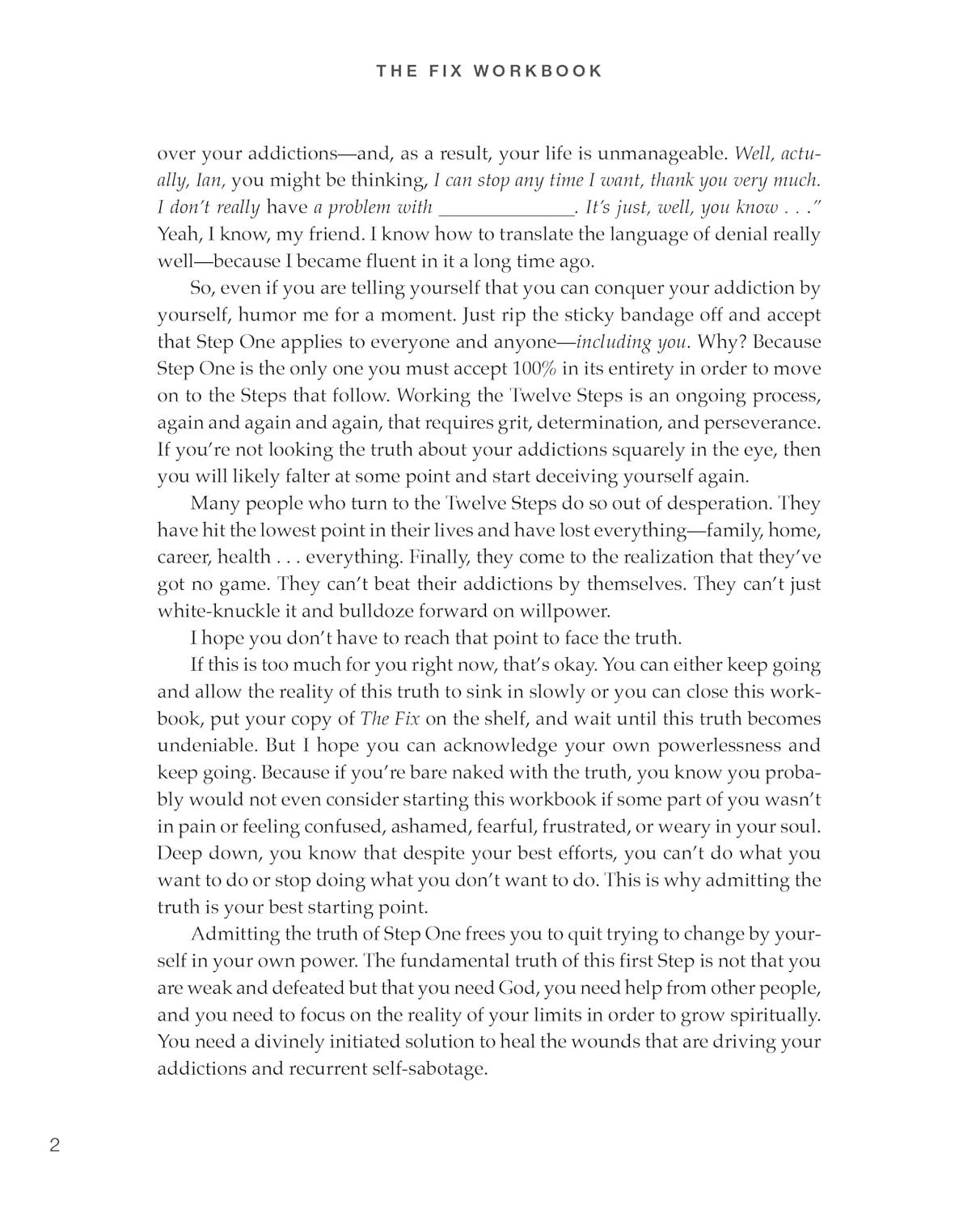 The Fix Workbook: How the Twelve Steps Offer a Surprising Path of Transformation for the Well-Adjusted, the Down-and-Out, and Everyone in Between - Image 5