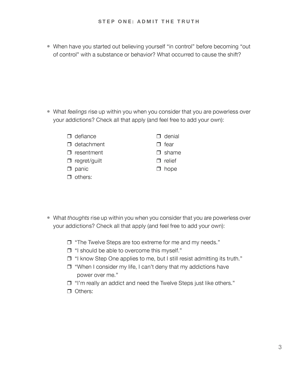 The Fix Workbook: How the Twelve Steps Offer a Surprising Path of Transformation for the Well-Adjusted, the Down-and-Out, and Everyone in Between - Image 6