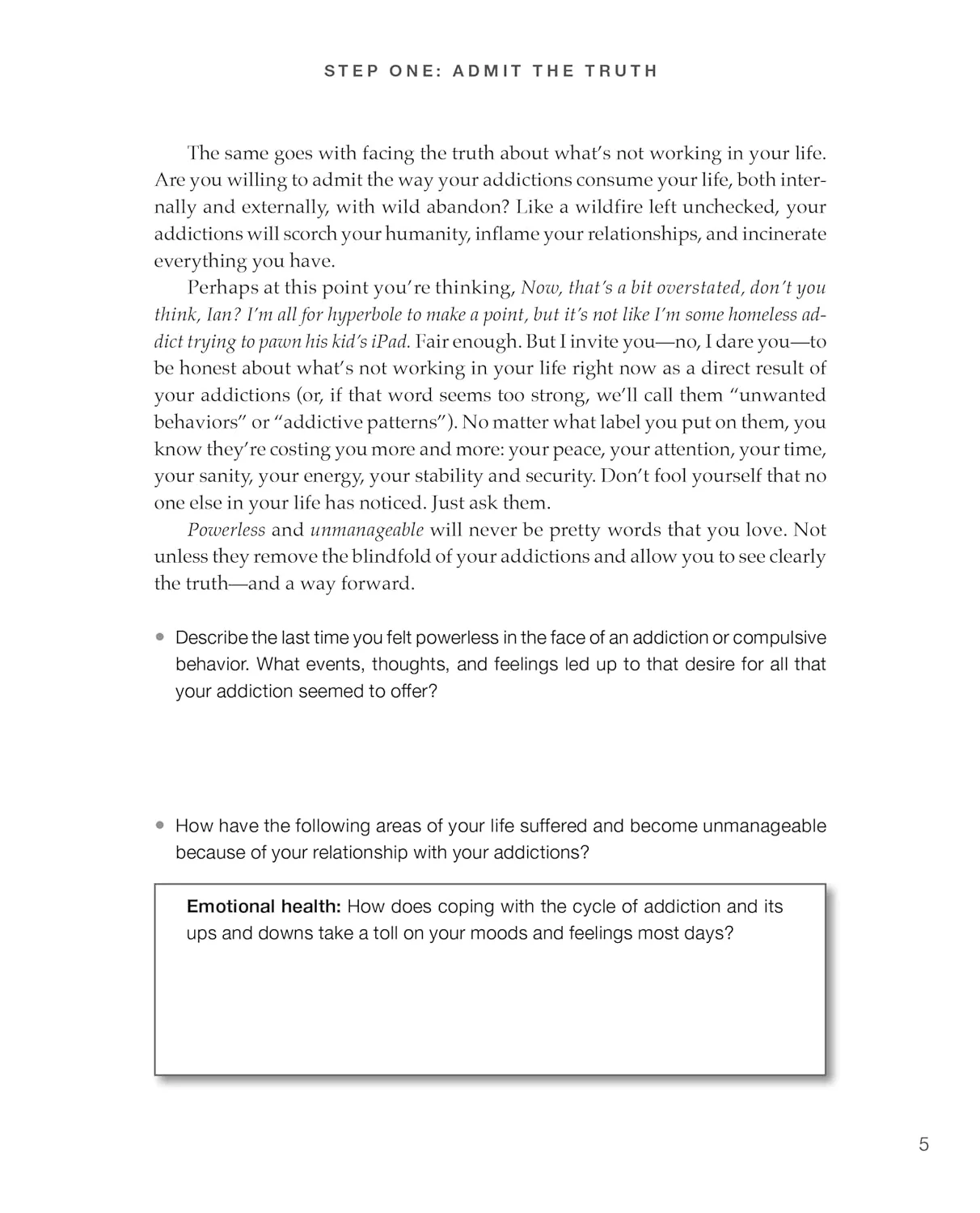 The Fix Workbook: How the Twelve Steps Offer a Surprising Path of Transformation for the Well-Adjusted, the Down-and-Out, and Everyone in Between - Image 8