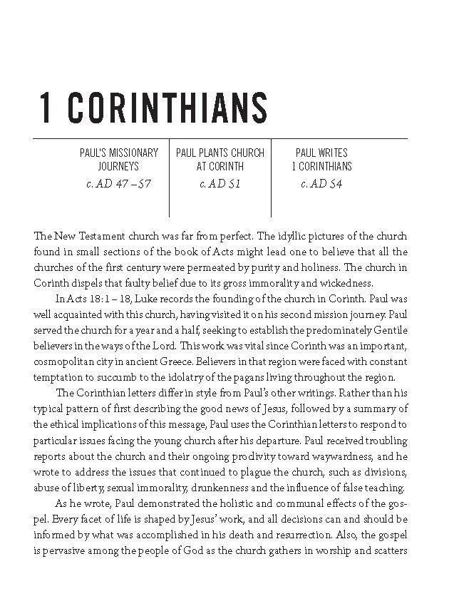 The Jesus Bible Journal, 1 Corinthians - Colossians, NIV, Paperback, Comfort Print - Image 9
