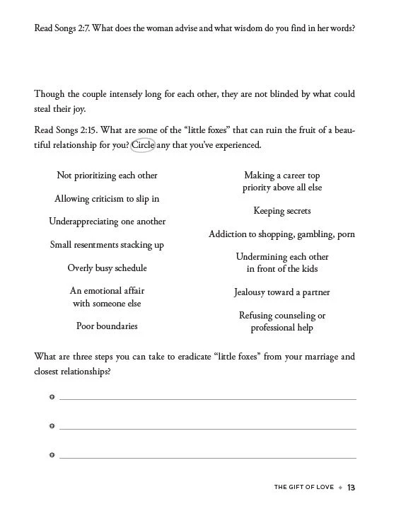 The Love Stories of the Bible Speak Workbook: 13 Biblical Lessons on Romance, Friendship, and Faith - Image 12