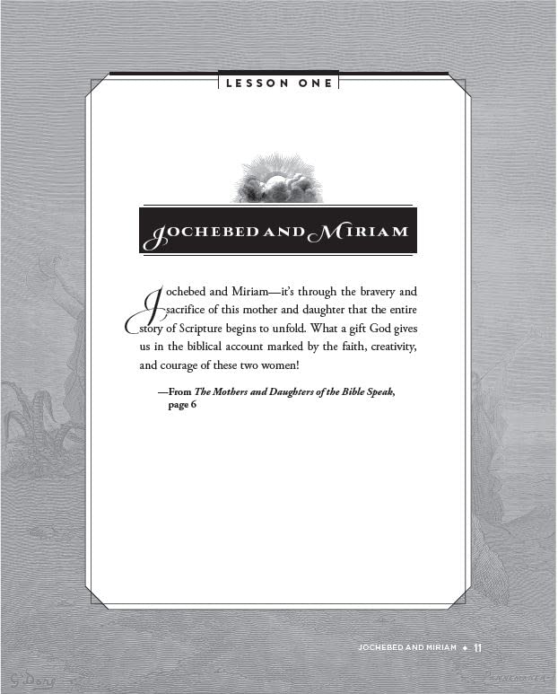 The Mothers and Daughters of the Bible Speak Workbook: Lessons on Faith from Nine Biblical Families - Image 5