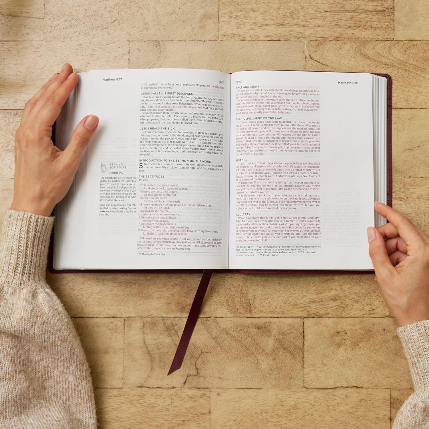The Prayer Bible: Pray God’s Word Cover to Cover (NIV, Red Letter, Comfort Print) - Image 17