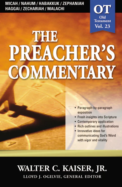 The Preacher's Commentary - Vol. 23: Micah / Nahum / Habakkuk / Zephaniah / Haggai / Zechariah / Malachi - Image 2