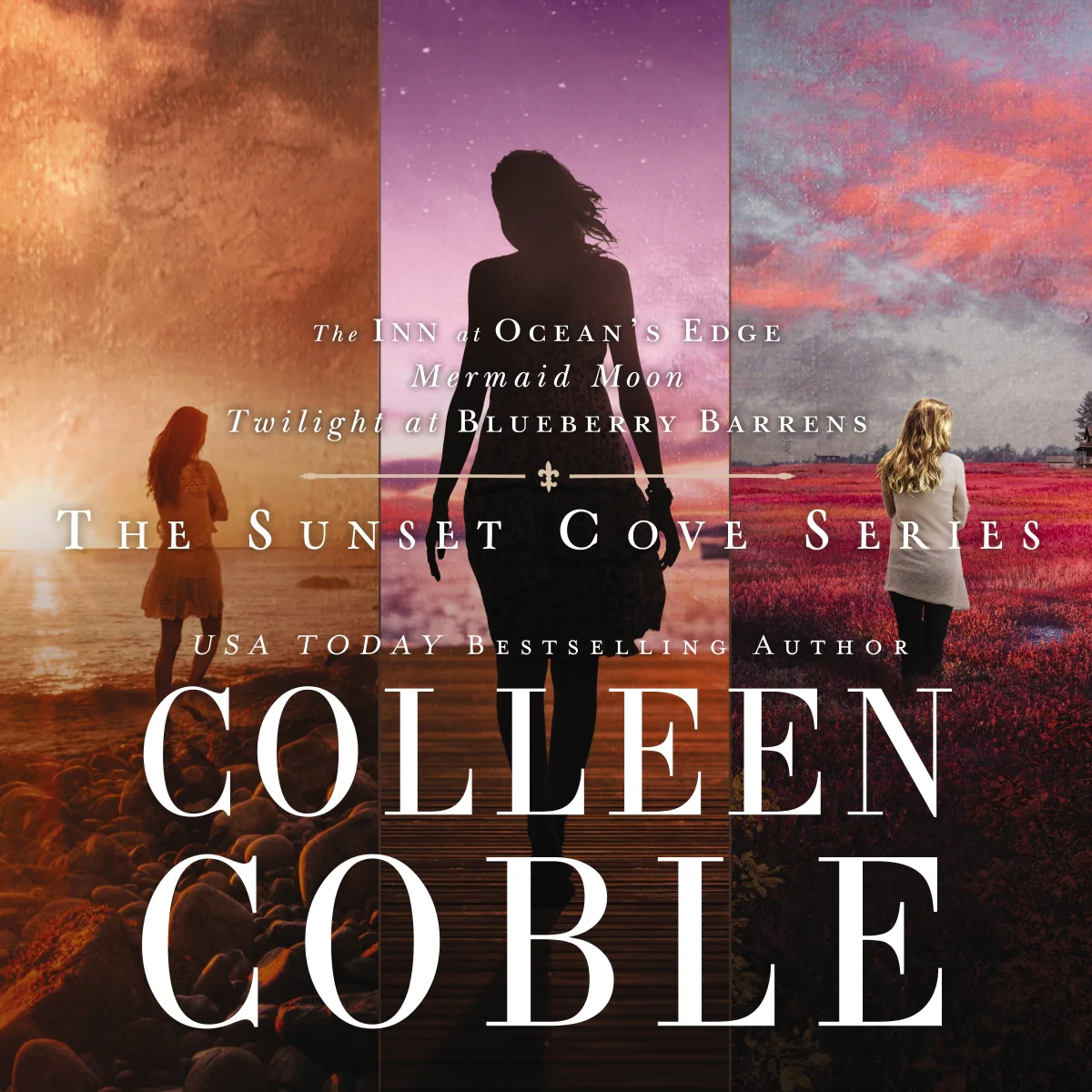 The Sunset Cove Series: Books 1-3: The Inn at Ocean's Edge, Mermaid Moon, and Twilight at Blueberry Barrens - Audiobook (Unabridged)