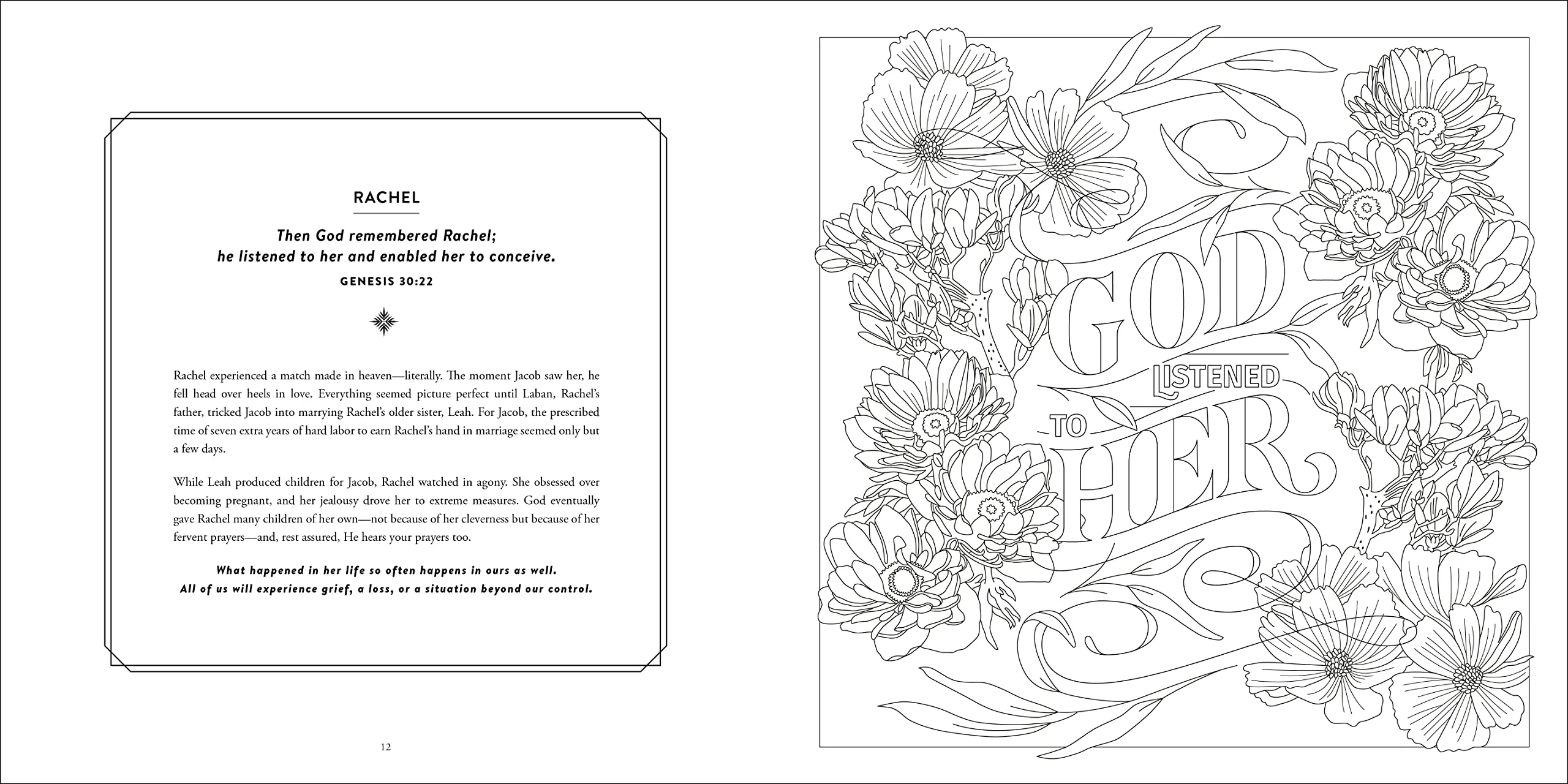 The Women of the Bible Speak Coloring Book: Color and Contemplate - Image 3