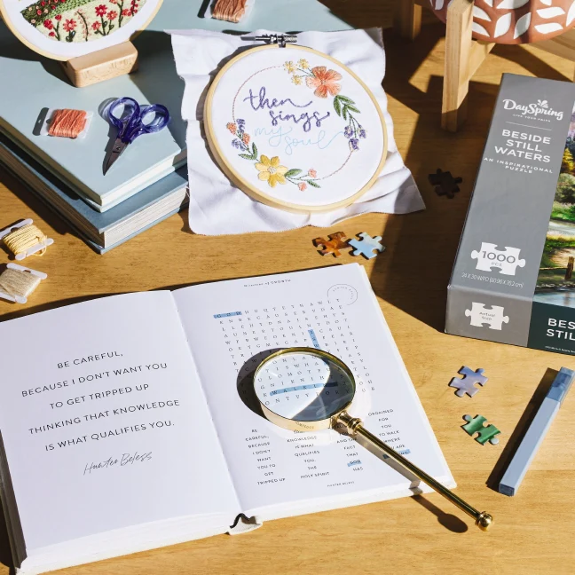 The Becoming Wordsearch Book: 70 Inspirational Search Puzzle Activities with Devotions, Scriptures, and Quotes to Embrace God's Purpose – The Perfect Christian Lent and Easter Gift for Women - Image 3