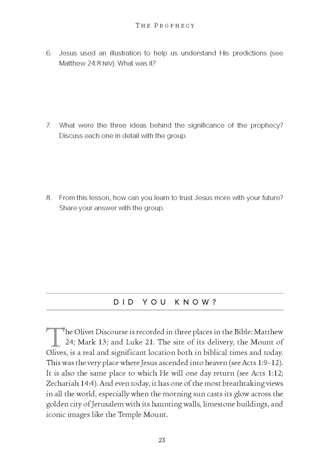 The World of the End Bible Study Guide: How Jesus’ Prophecy Shapes Our Priorities - Image 11