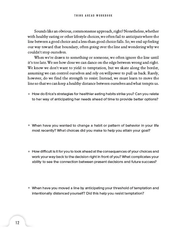 Think Ahead Workbook: The Power of Pre-Deciding for a Better Life - Image 12