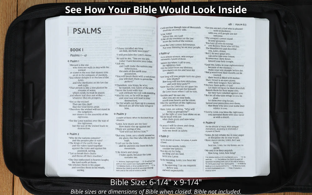 Tri-Fold Organizer Book and Bible Cover - Image 37