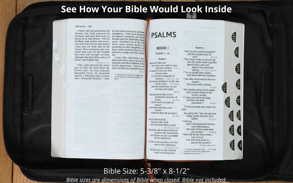Tri-Fold Organizer Book and Bible Cover - Image 38