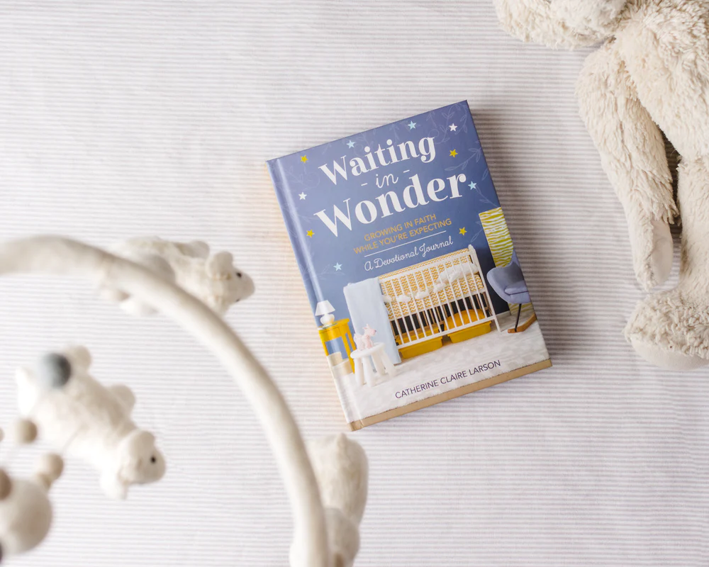 Waiting in Wonder: Growing in Faith While You're Expecting (A Pregnancy Memory Book, Devotional, and Journal) – The Perfect Christian Baby Shower Gift for Expectant Moms - Image 2