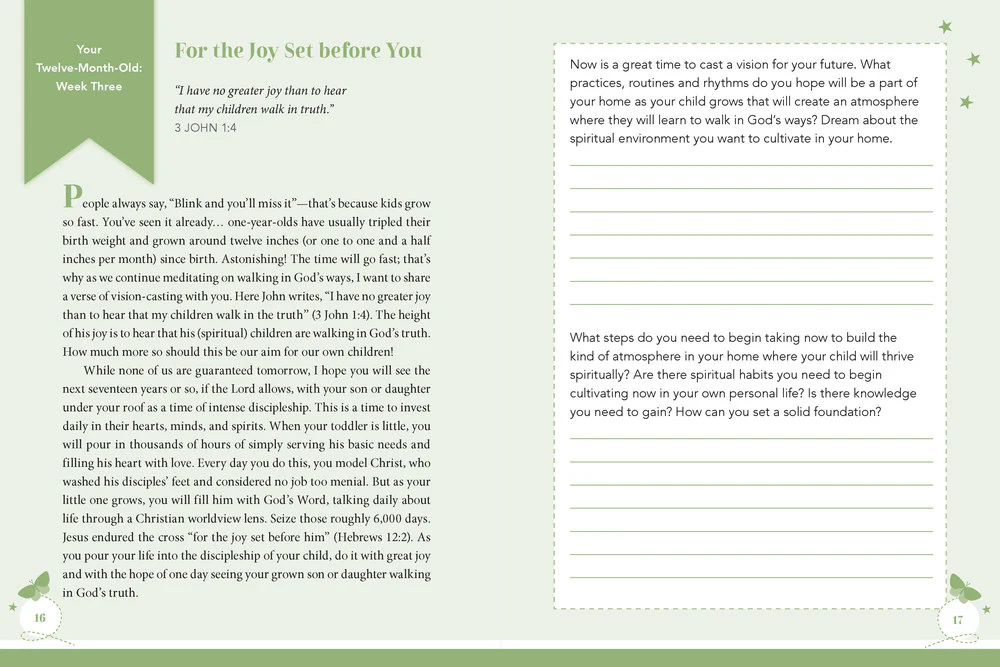 Walking in Wonder: A Devotional Journal for Moms of Toddlers (12-24 Months) – A Memory Book for Your Child’s Second Year, with 144 Devotions – The Perfect Christian Gift for Mom - Image 10