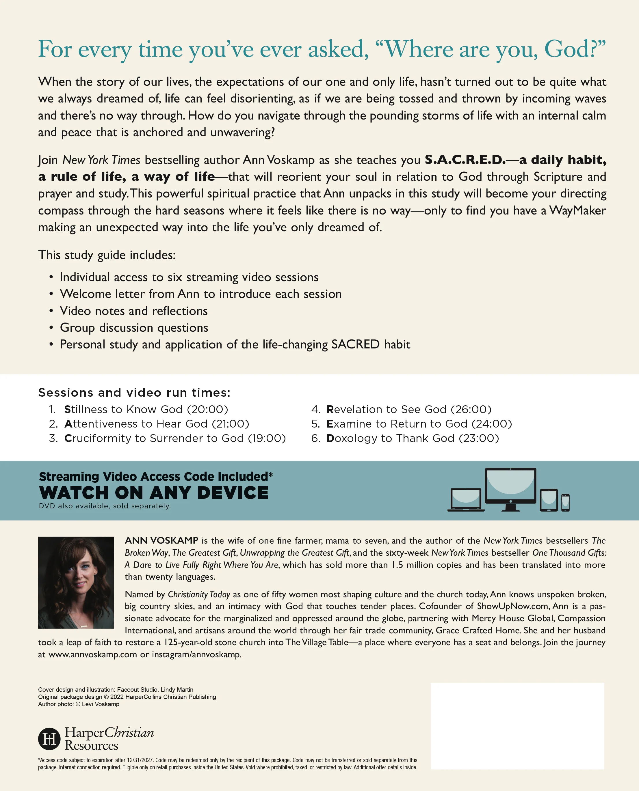 WayMaker Bible Study Guide plus Streaming Video: Finding the Way to the Life You’ve Always Dreamed Of - Image 3