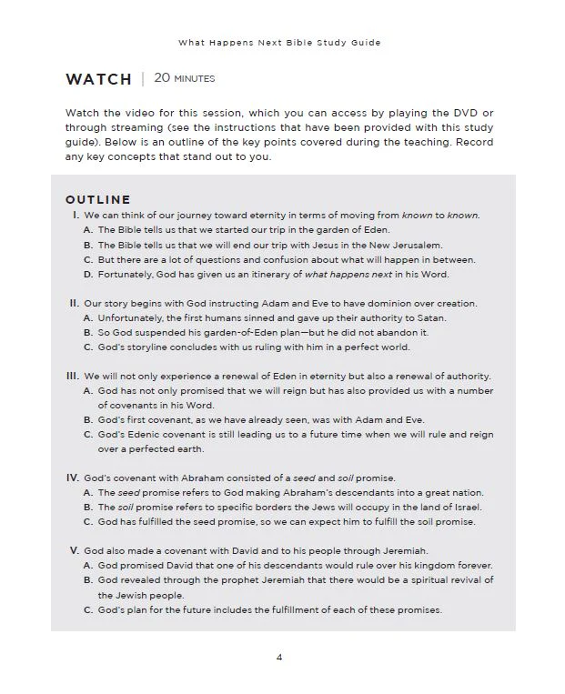 What Happens Next Bible Study Guide plus Streaming Video: A Traveler’s Guide through the End of This Age - Image 14